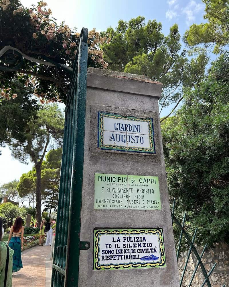 Giardini di Augusto Giardini di Augusto