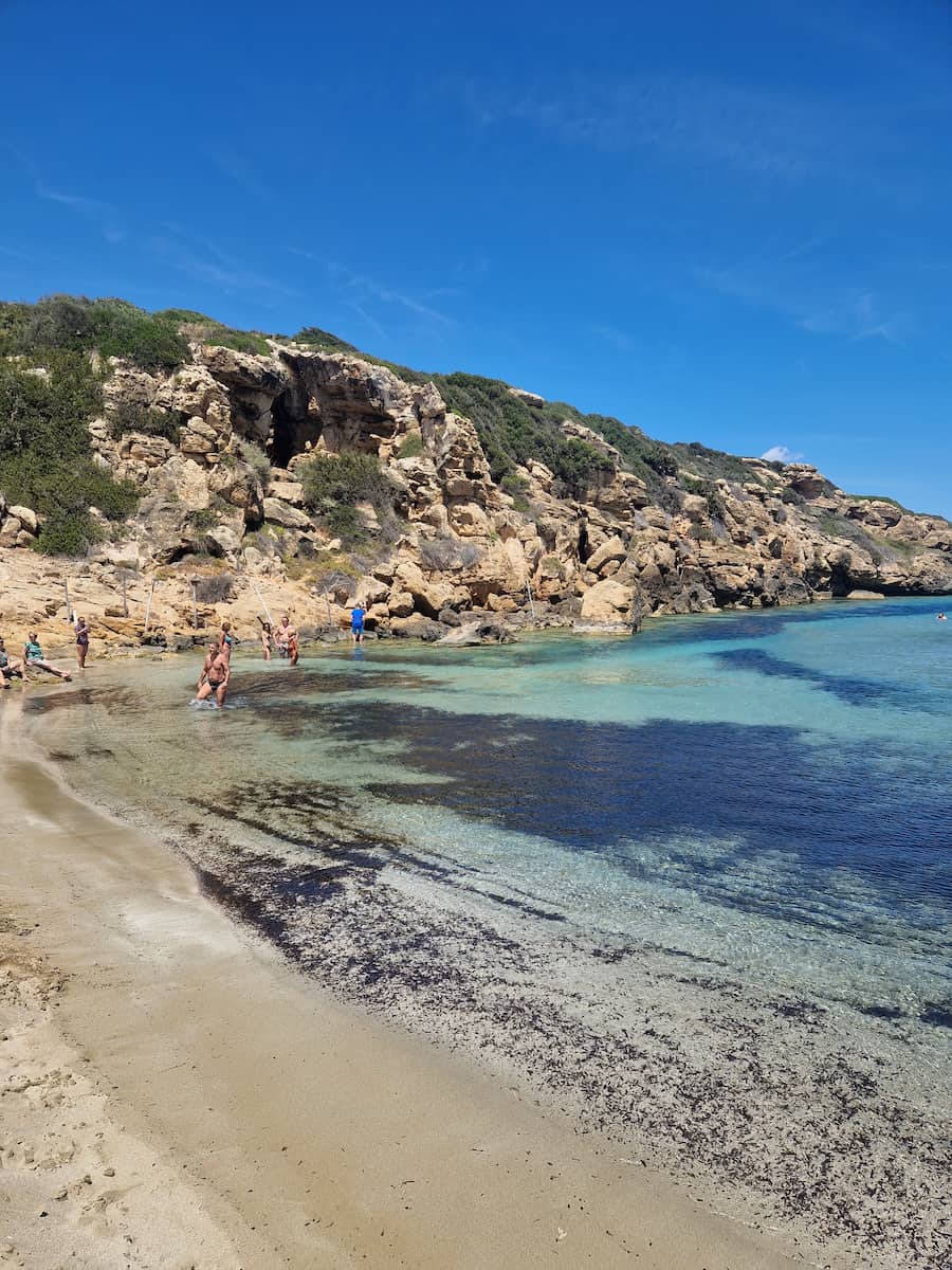 Cala Rossa and Calamosche Cala Rossa and Calamosche