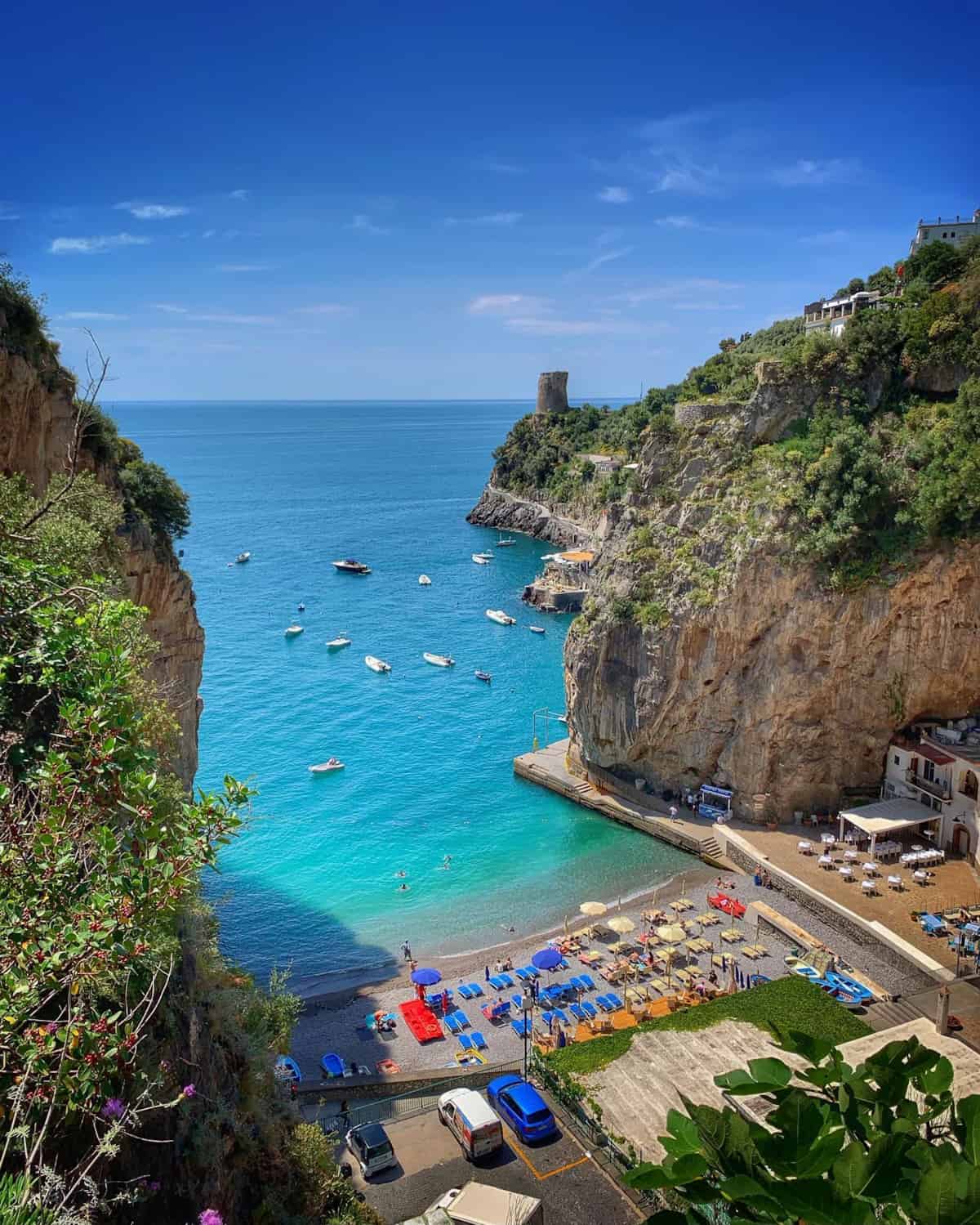 Marina di Praia Beach