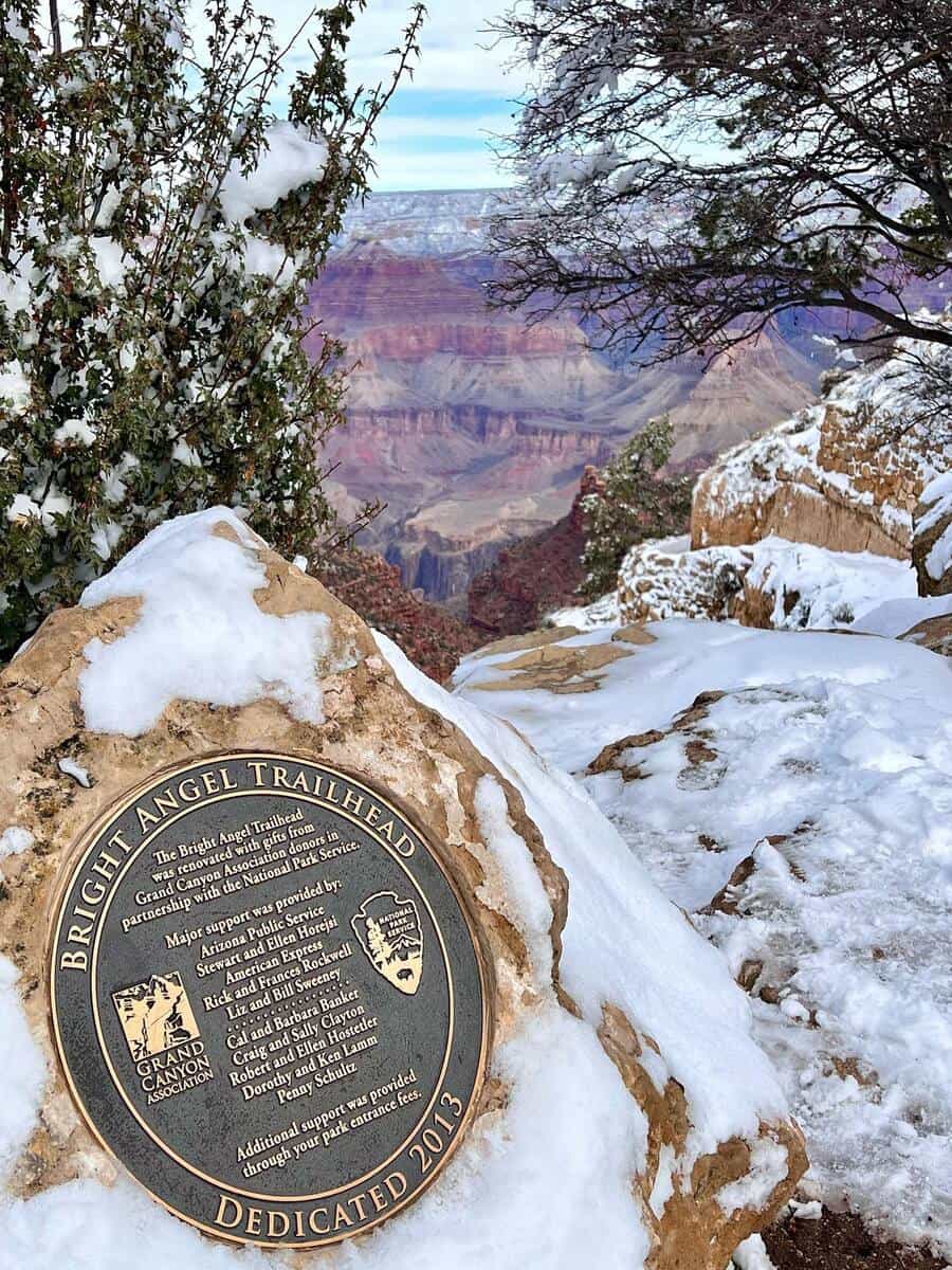 Grand Canyon in winter Grand Canyon in winter