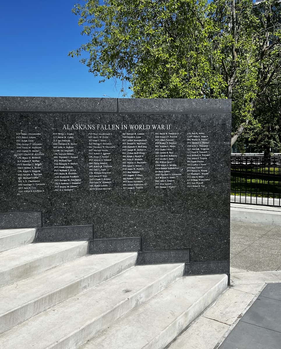 Anchorage Veterans' Memorial, Alaska Anchorage Veterans' Memorial, Alaska