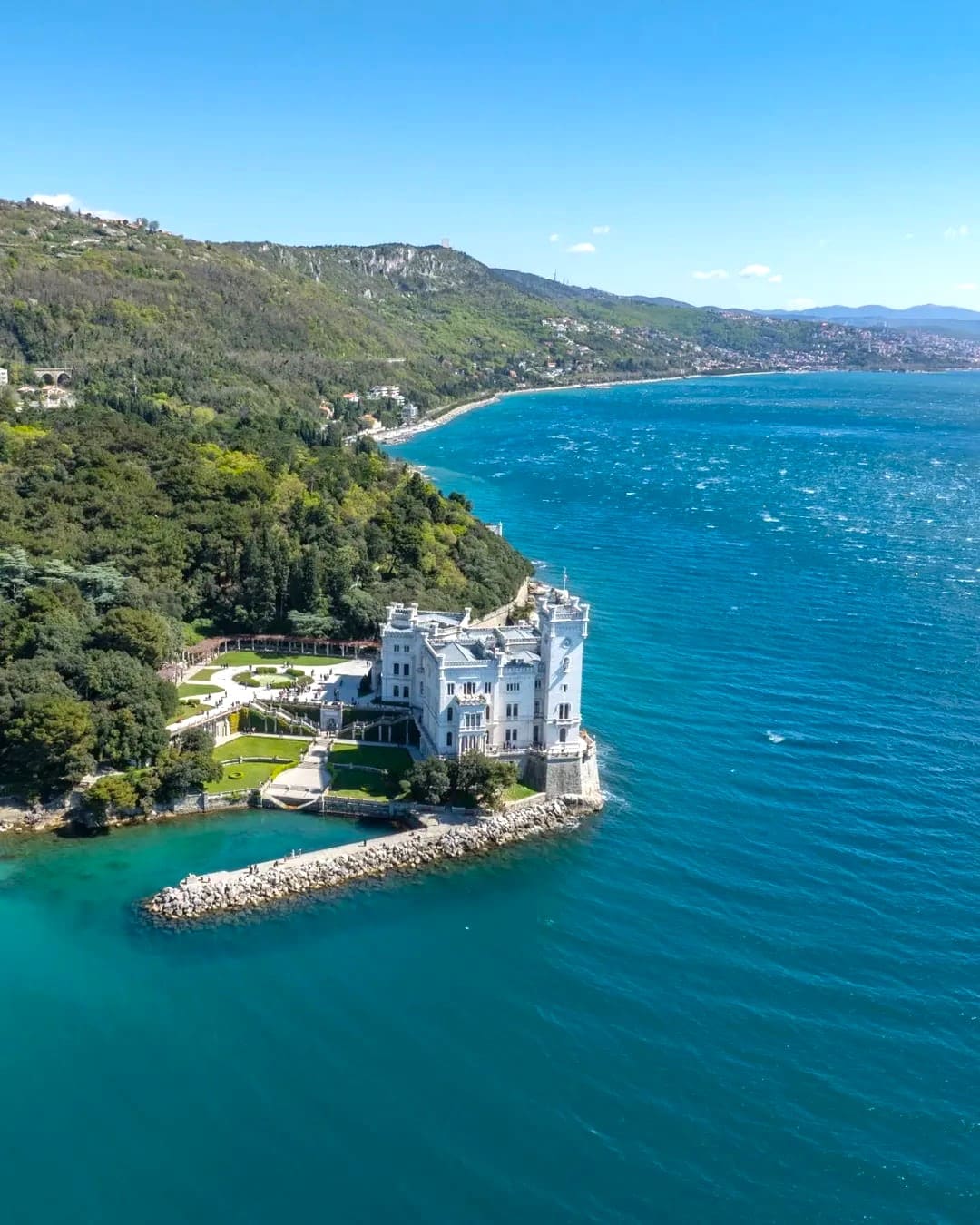 Barcola and Miramare, Trieste Barcola and Miramare, Trieste