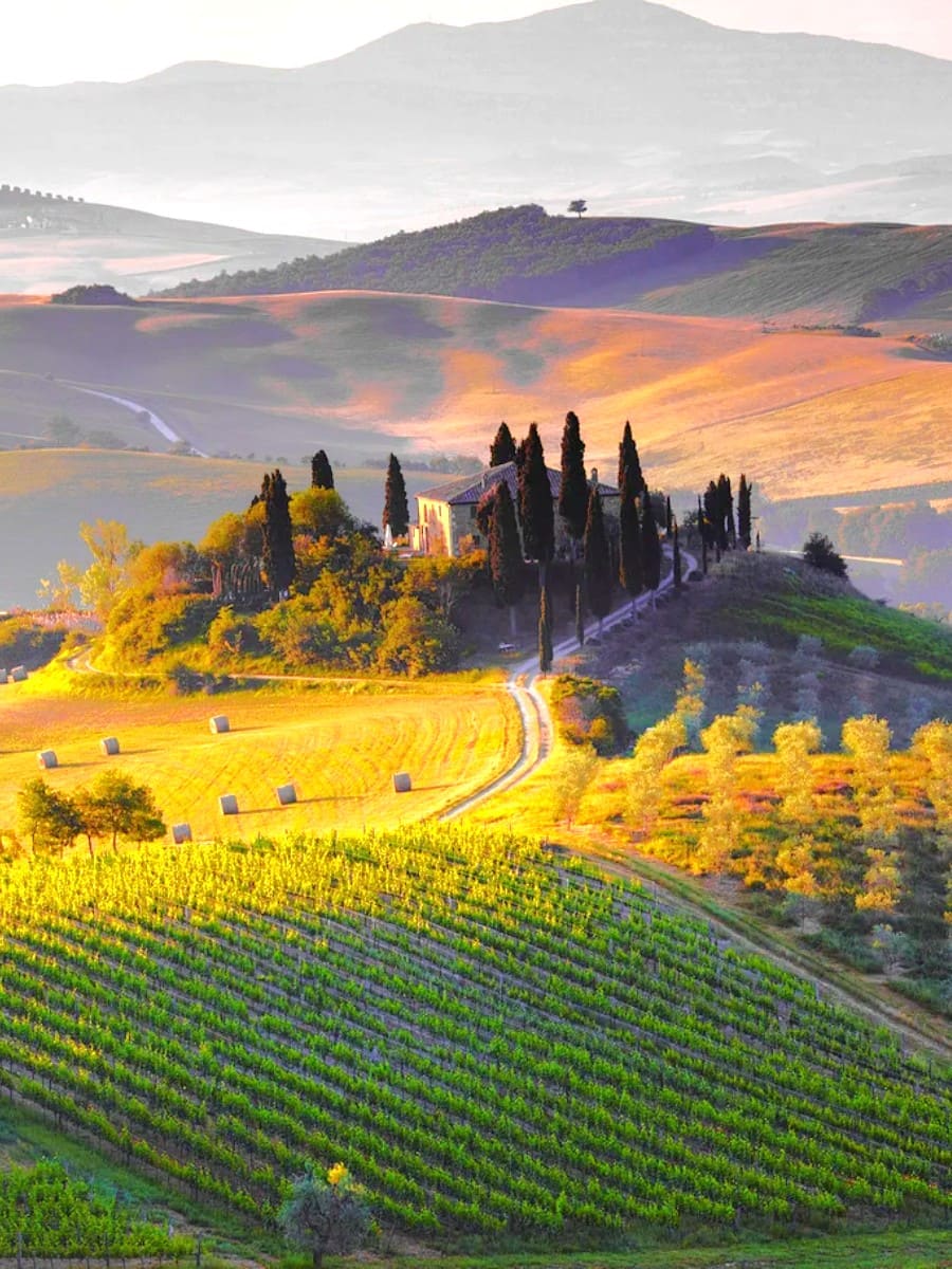 Val d'Orcia, Tuscany Val d'Orcia, Tuscany