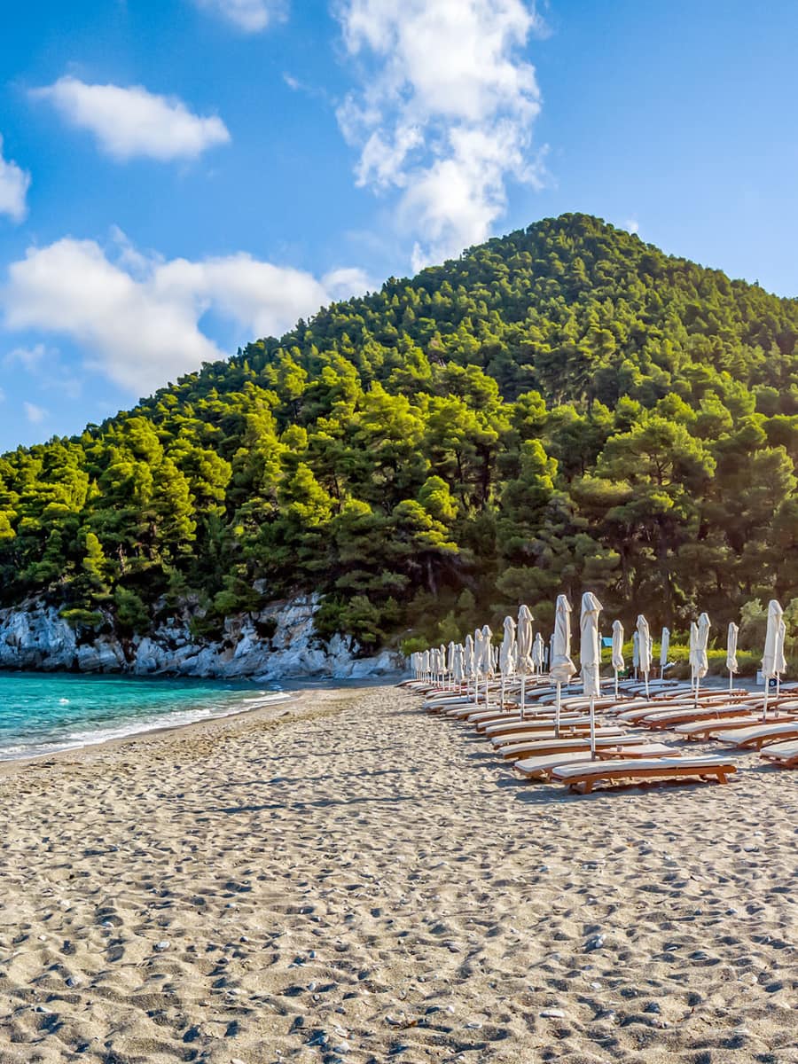 Kastani Beach, Skopelos Kastani Beach, Skopelos