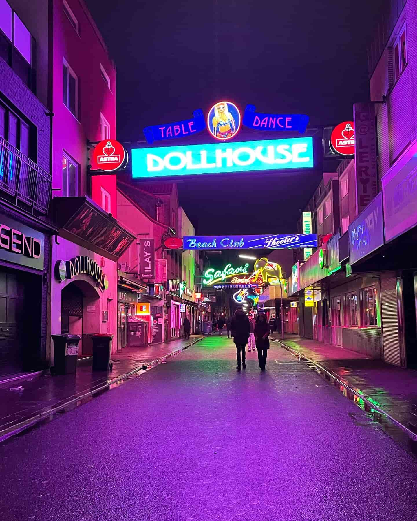 Hamburg Reeperbahn St. Pauli, Germany