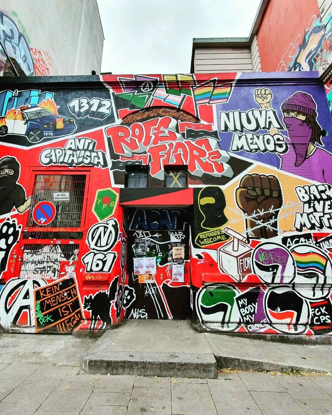 Rote Flora, Hamburg, Germany Rote Flora, Hamburg, Germany