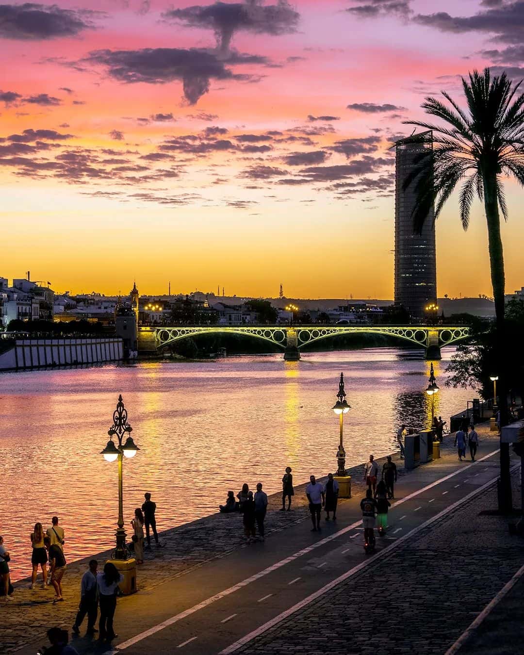 River Guadalquivir, Seville, Spain River Guadalquivir, Seville, Spain
