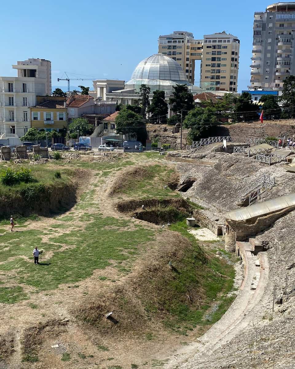 Amphitheatre Durrës Albania Amphitheatre Durrës Albania