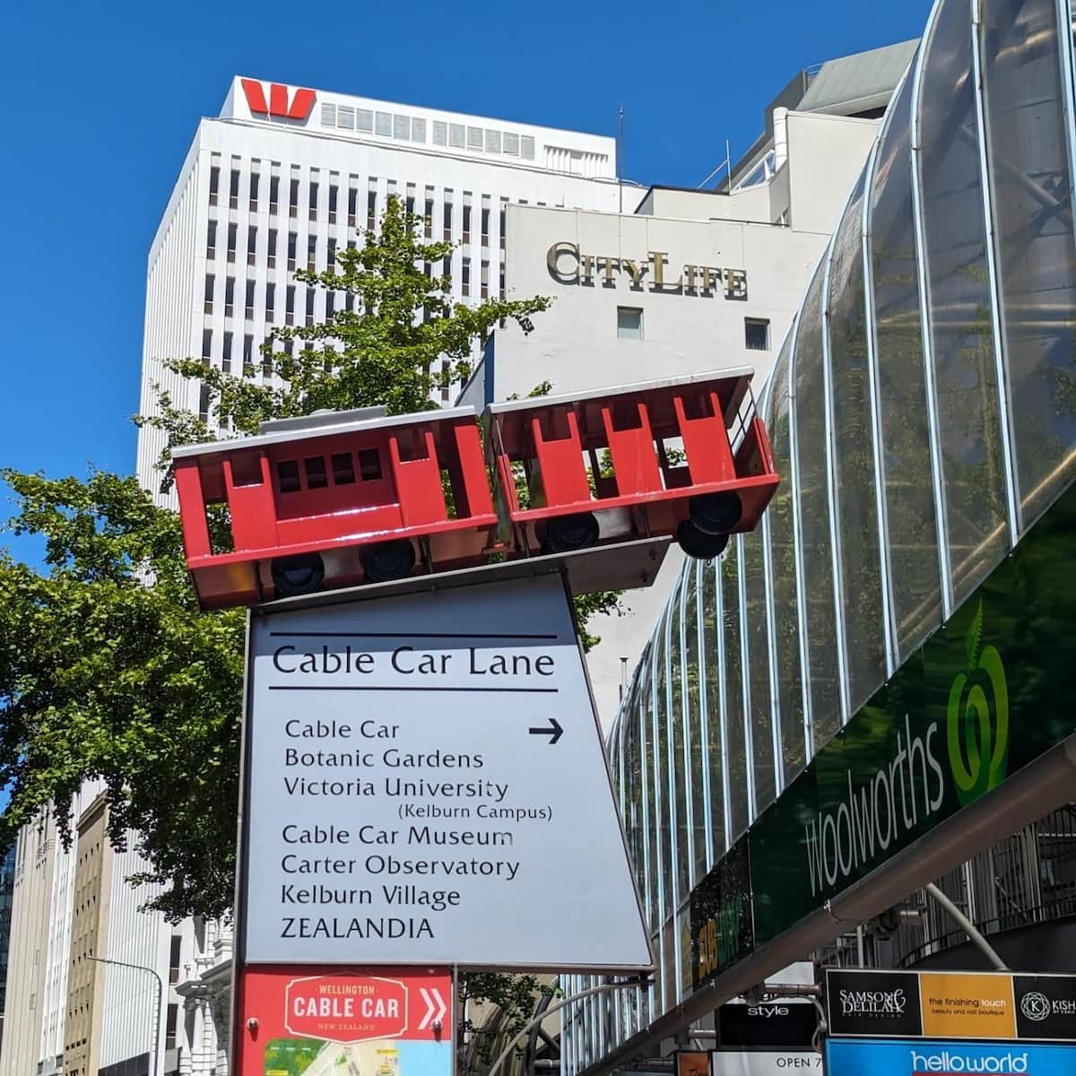 Cable car Wellington North island Cable car Wellington North island