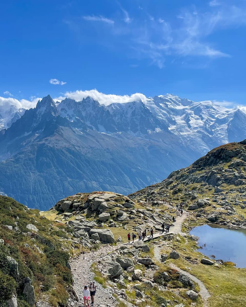 Lake Blanc Chamonix France Lake Blanc Chamonix France