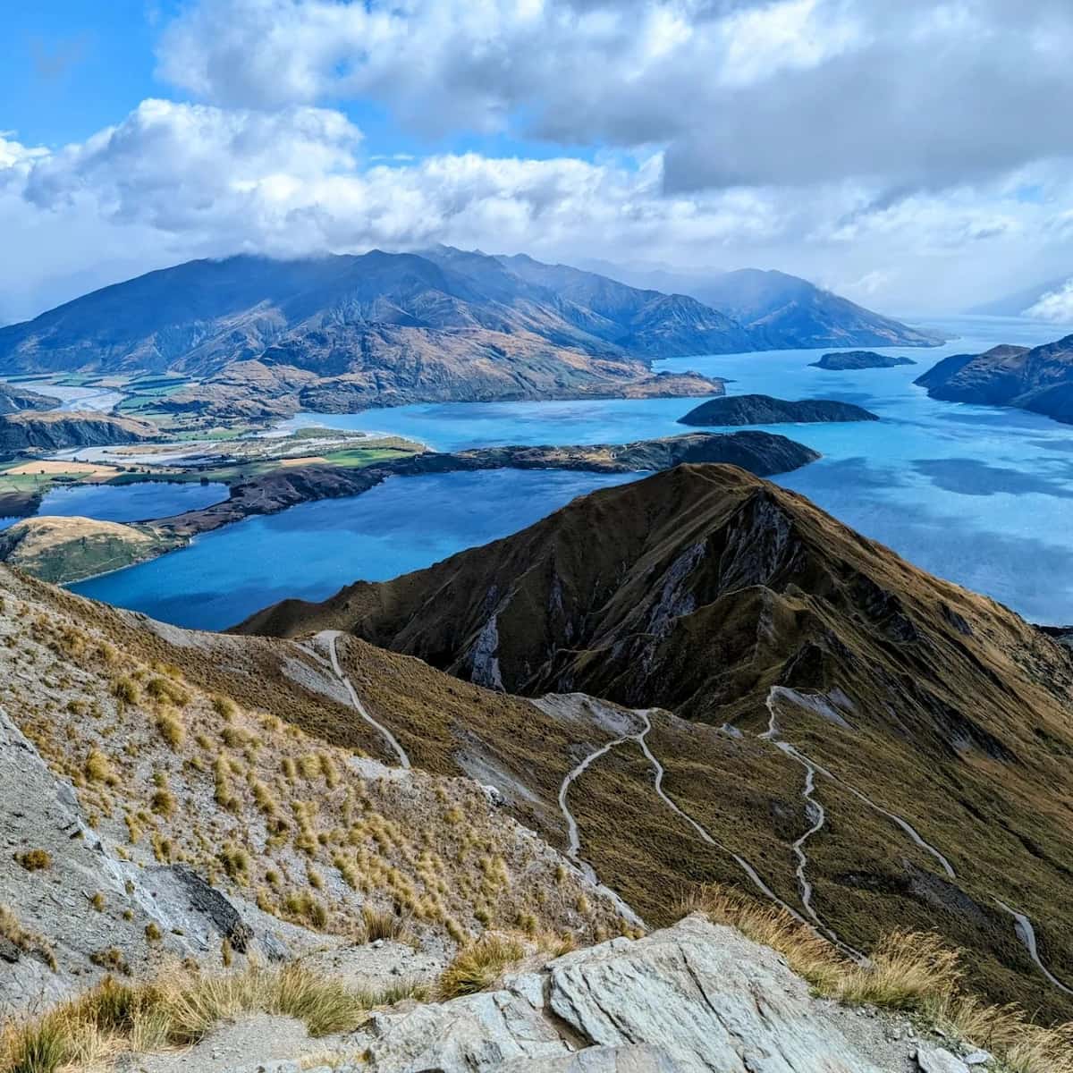Roys Peak Wanaka South island New Zealand Roys Peak Wanaka South island New Zealand