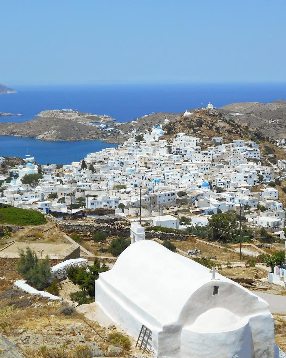 morning panorama, Ios morning panorama, Ios