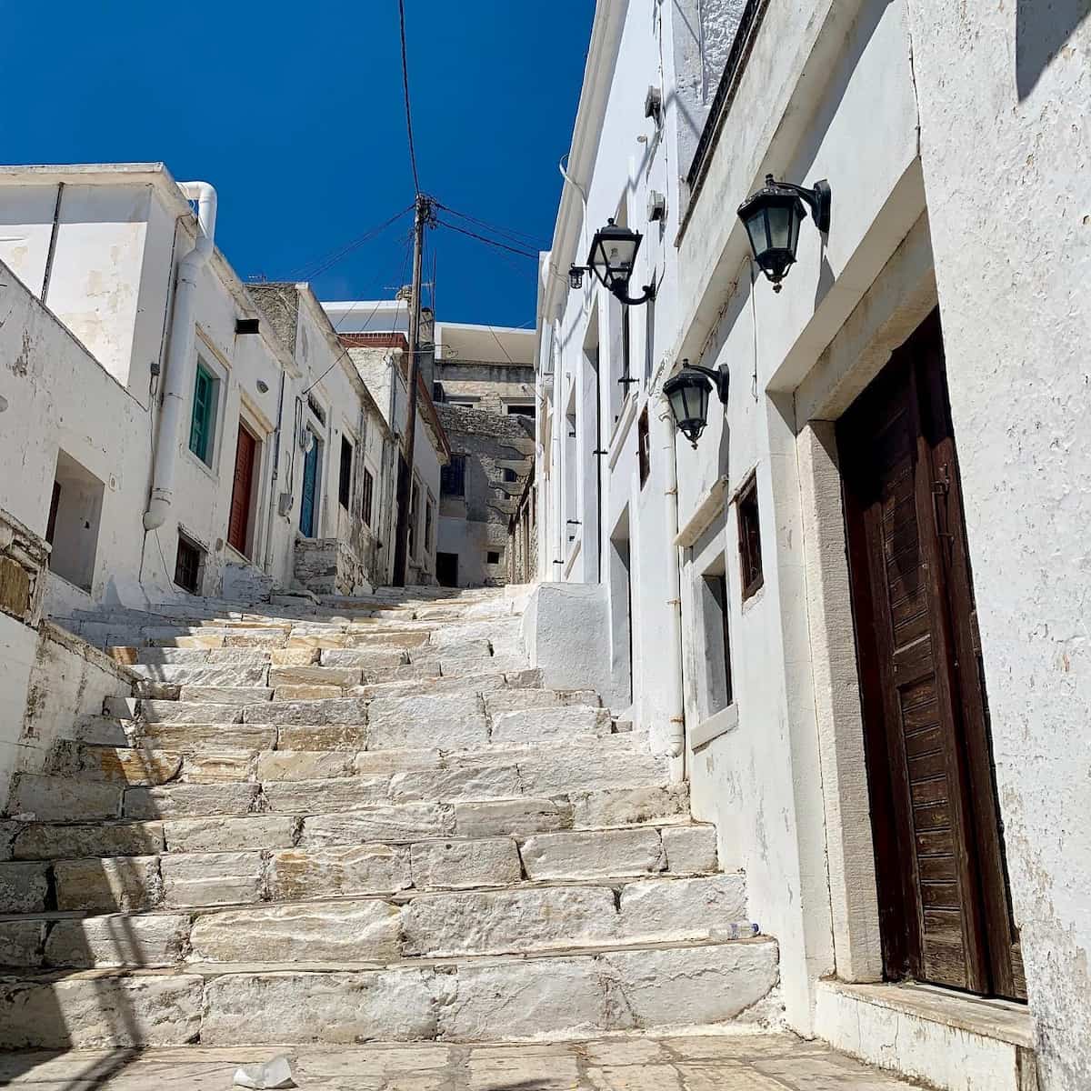 streets of Chora, ios streets of Chora, ios