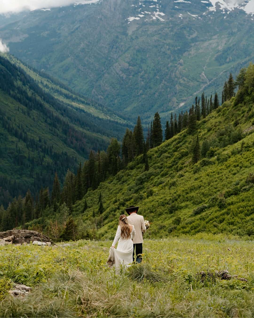 Logan Pass Avoiding Crowds, USA Logan Pass Avoiding Crowds, USA