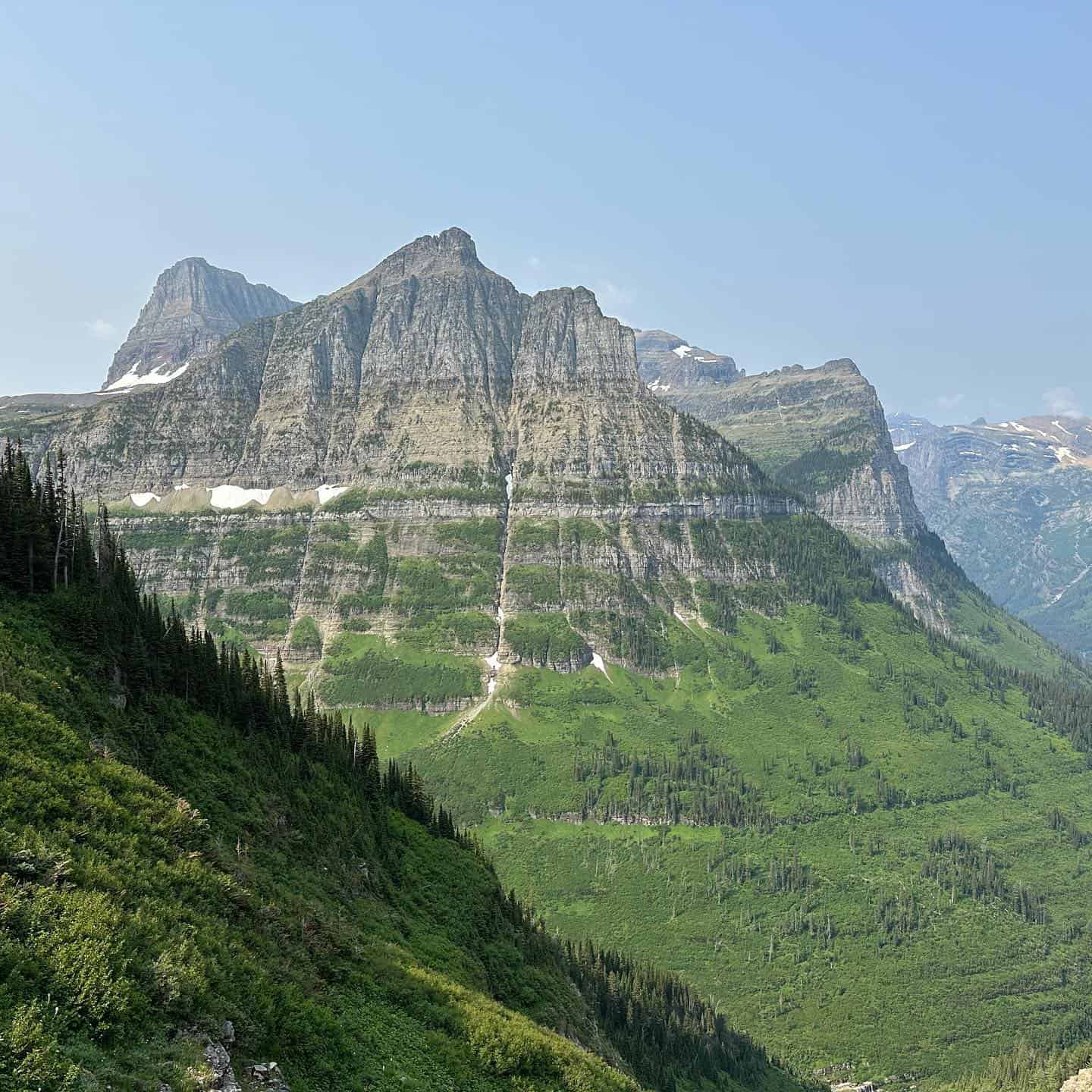 Logan Pass Avoiding Crowds, USA Logan Pass Avoiding Crowds, USA