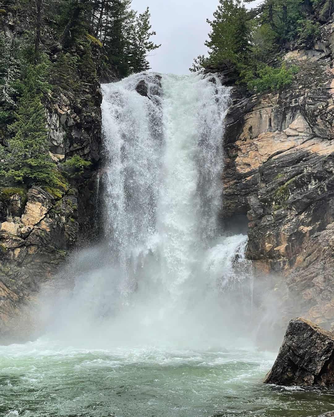 Running Eagle Falls, Two Medicine, USA Running Eagle Falls, Two Medicine, USA