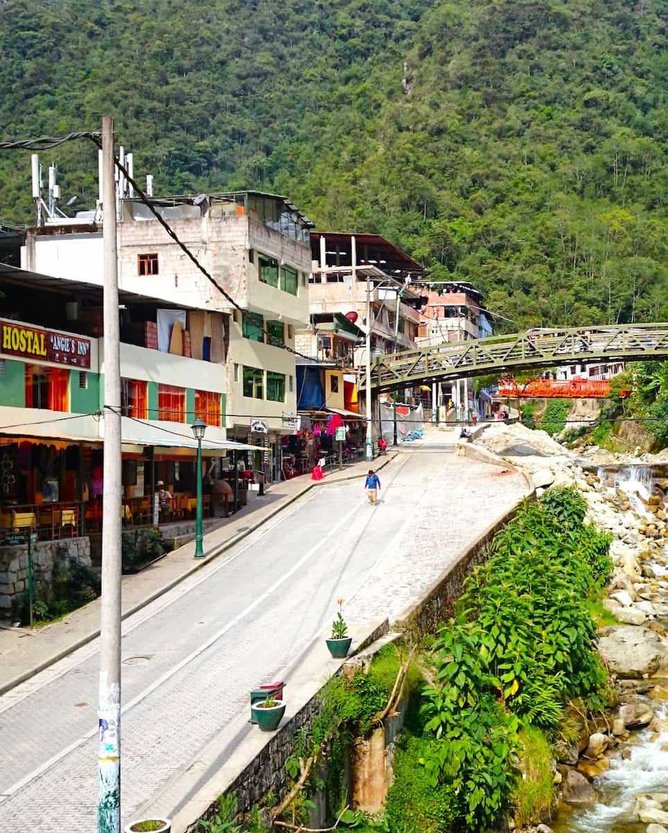 Aguas Calientes Town Center, Peru Aguas Calientes Town Center, Peru