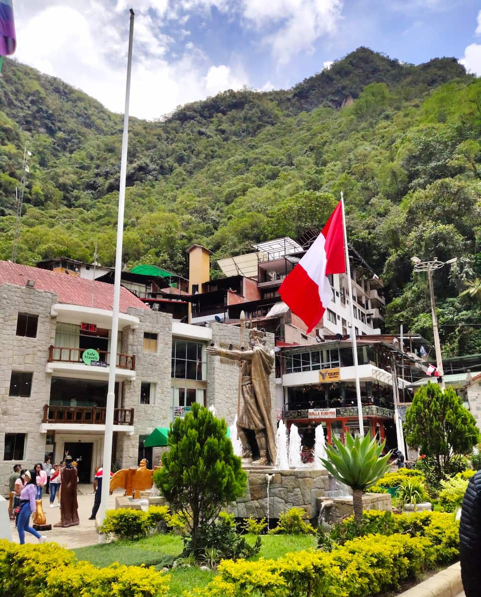 Aguas Calientes Town Center, Peru Aguas Calientes Town Center, Peru