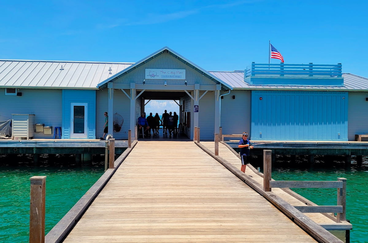 The Anna Maria City Pier, Florida