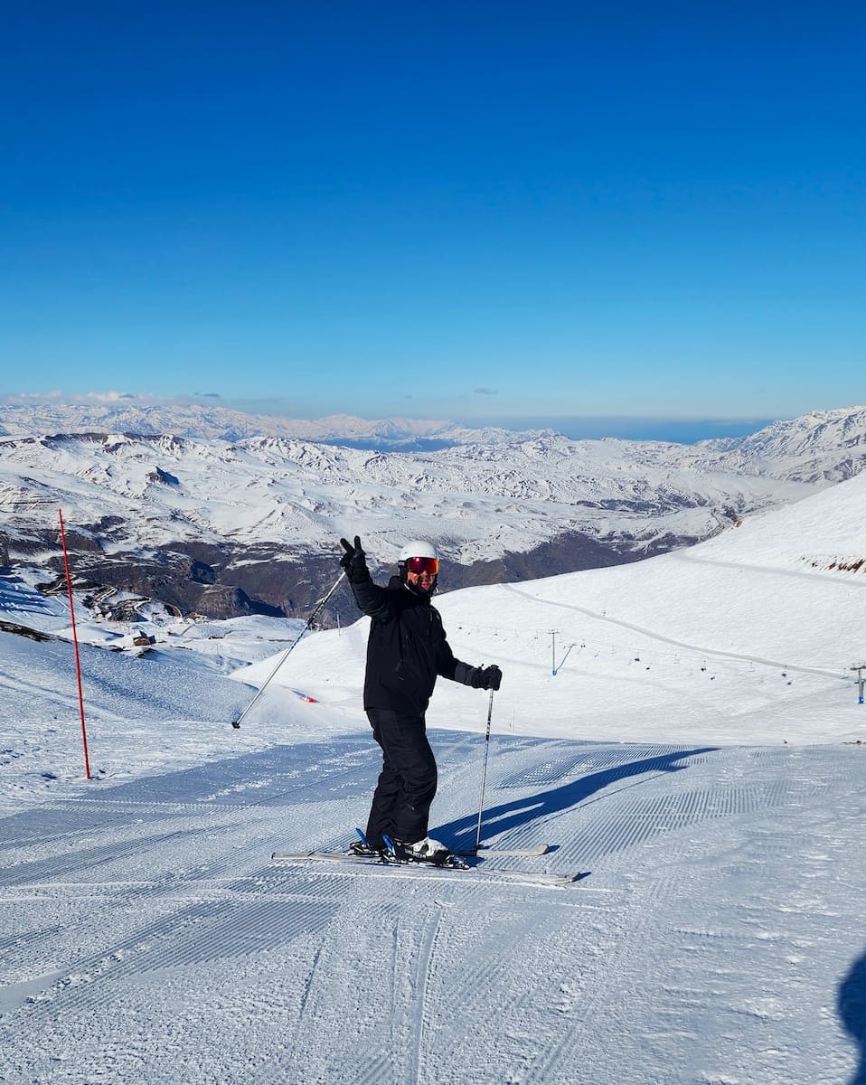 The Tres Puntas Chairlift Runs, Chile The Tres Puntas Chairlift Runs, Chile